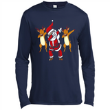 Dabbing Santa - Funny Santa Claus Christmas Dab - Canvas Long Sleeve T-Shirt