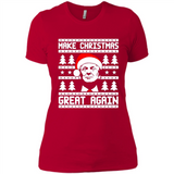Fabulous Make Christmas Great Again Trump Ugly Christmas - Ladies' Boyfriend T-Shirt