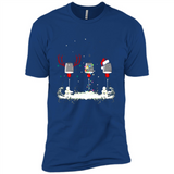 Christmas Red Wine - Merry Xmas T-Shirt - Premium Short Sleeve T-Shirt