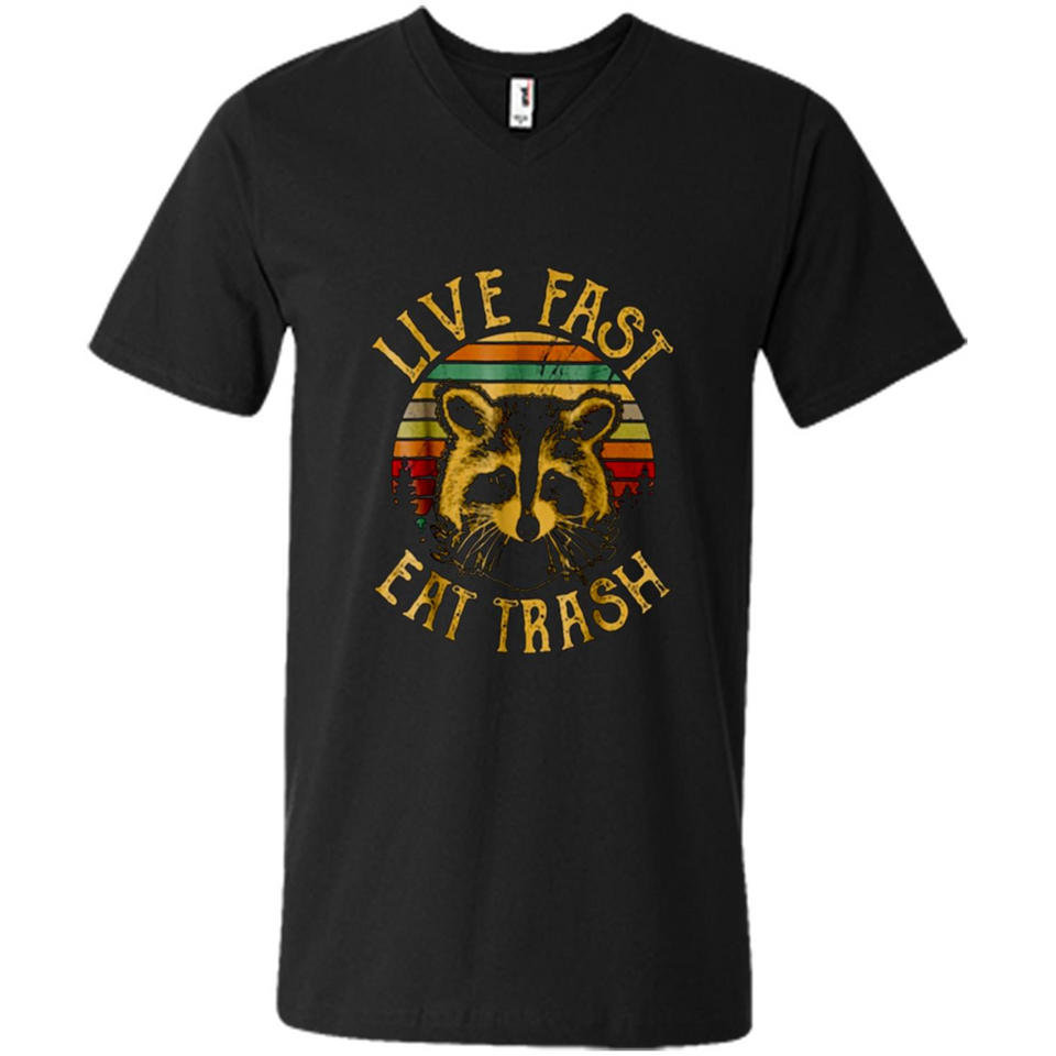 Live fast eat trash bear vintage camping PINGPONG