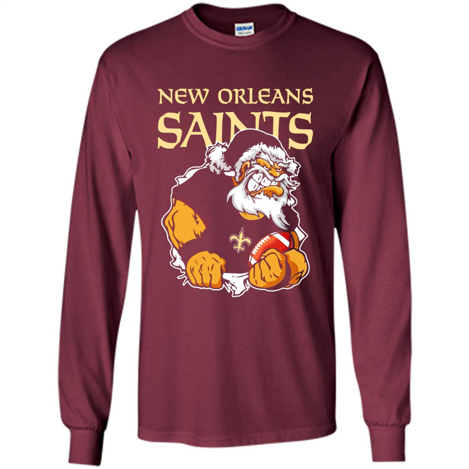 Grumpy Santa Claus New Orleans Saints Football Team PINGPONG