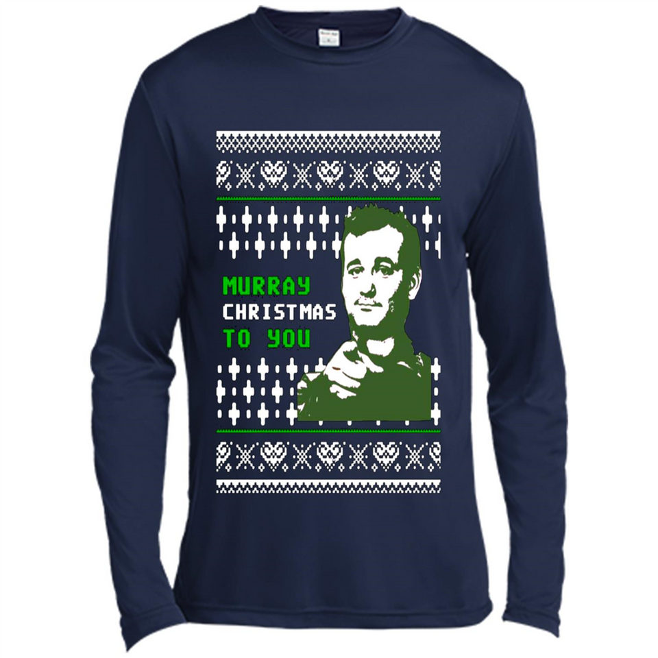 Murray Christmas to you ugly sweatshirt PINGPONG