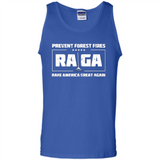 Prevent Forest Fires Rake America Great Again Shirt PINGPONG - Tank Top