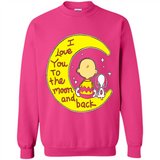 I LOVE YOU TO THE MOON AND BLACK CHARLIE BROWN AND SNOOPY
