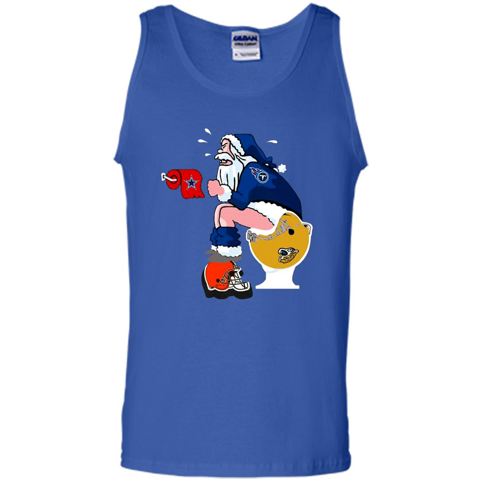 Tennessee Titans Santa Claus Toilet