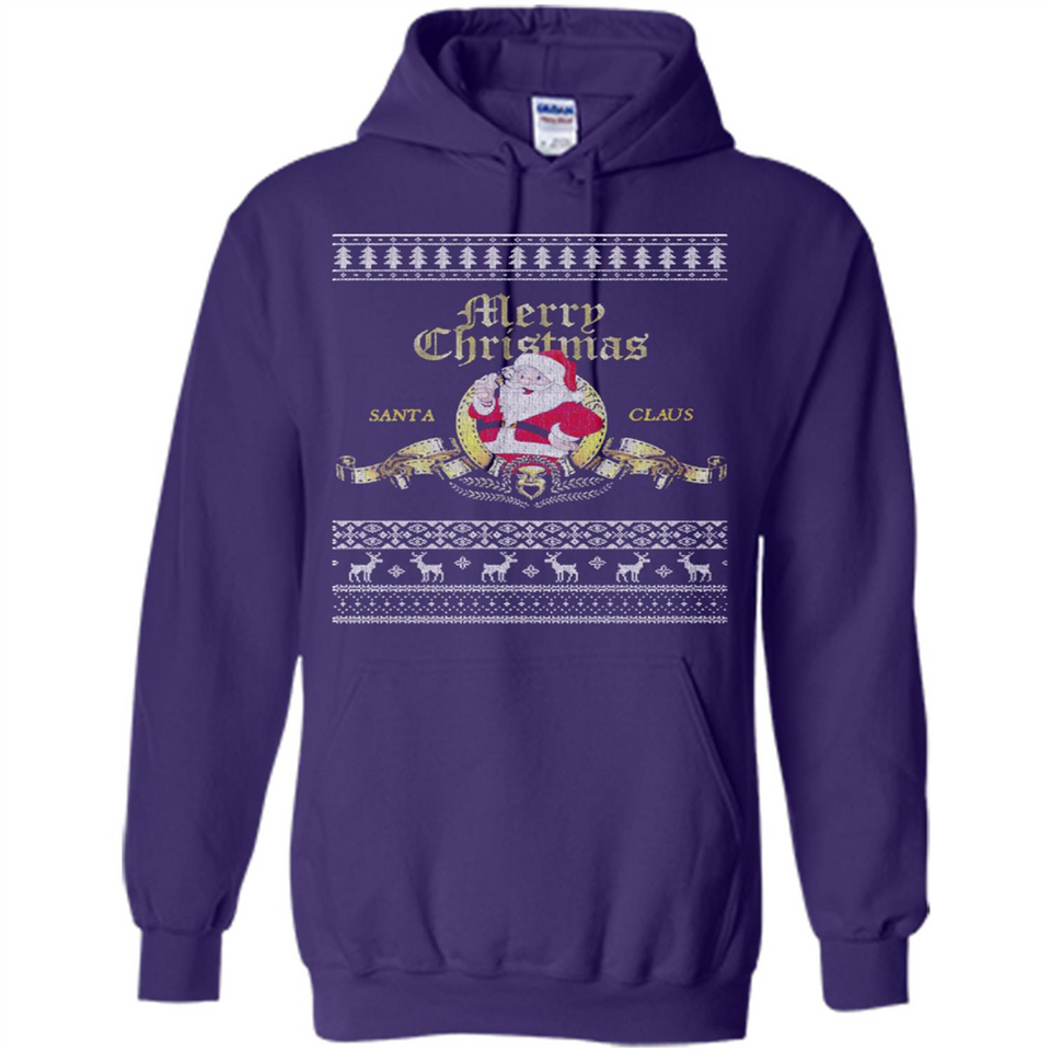 Christmas Santa Goldwyn Mayer Logo - Hoodie