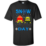 Snow Day Shirt For Detroit Tigers Vs Minion Fans pingpong