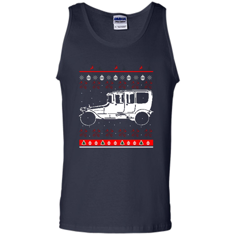 Christmas Ugly Sweater Automobile Ugly Christmas Sweater - Tank Top