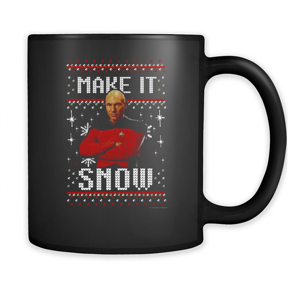 Make It Snow Jean-Luc Picard Star Trek PINGPONG