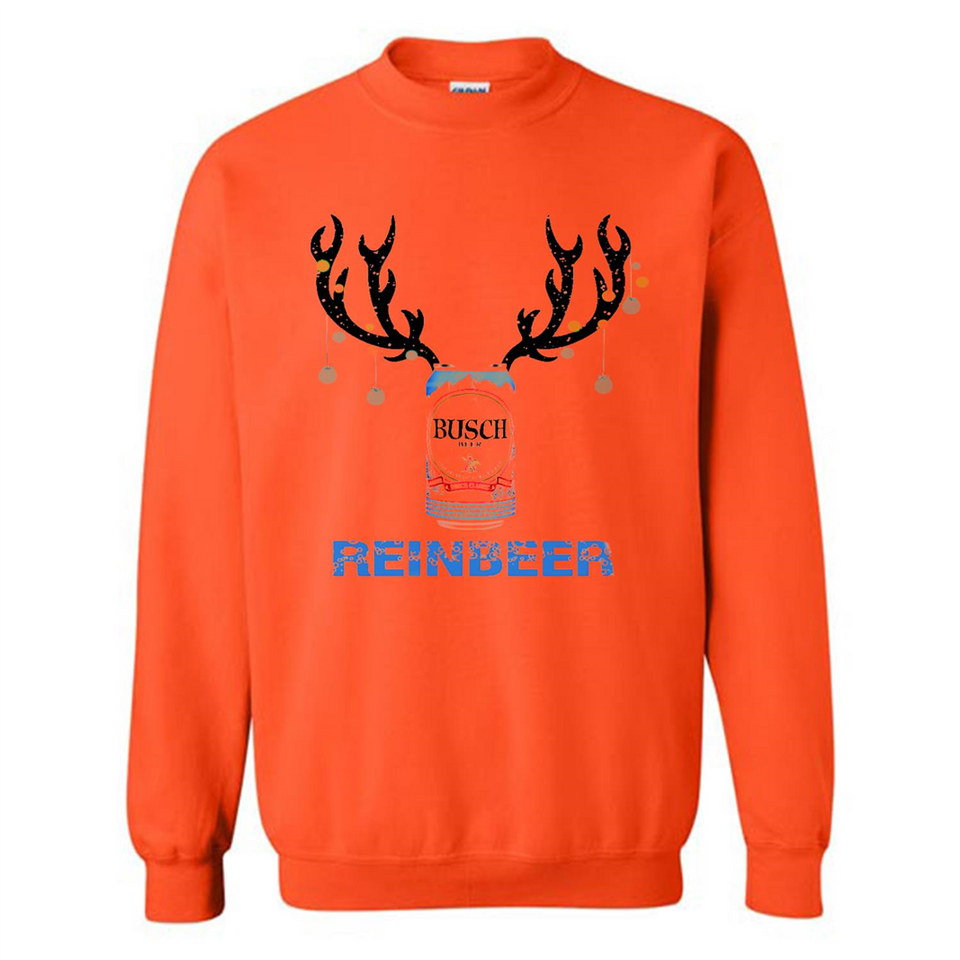 Busch Reinbeer Funny Beer Reindeer Christmas Sweatshirt - Sweatshirt