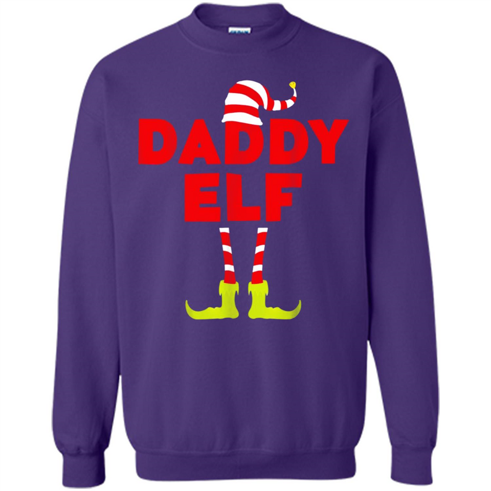 Mens Daddy Elf T-Shirt Funny Matching Christmas Costume - Sweatshirt