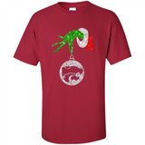 Amazing Kansas State Wildcats Glitter Grinch Monogram Ornament Christmas Gift - Shirt