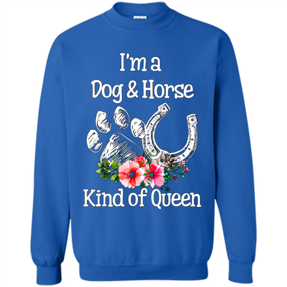 I'm A Dog & Horse Shirt Animal Lover Gift
