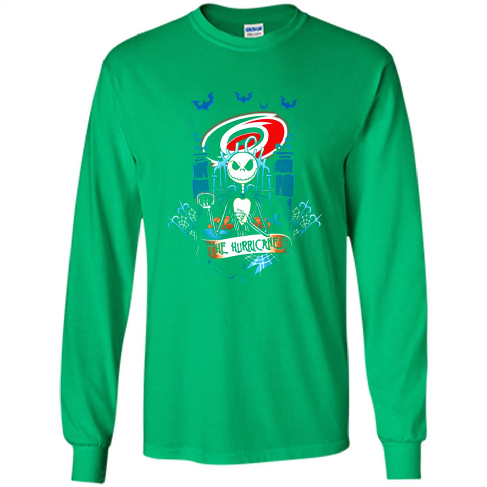 Carolina Hurricanes Halloween The Nightmare Before Christmas - Long Sleeve T-Shirt