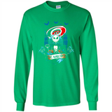 Carolina Hurricanes Halloween The Nightmare Before Christmas - Long Sleeve T-Shirt