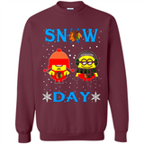 Snow Day Shirt For Chicago Blackhawks Vs Minion Fans pingpong