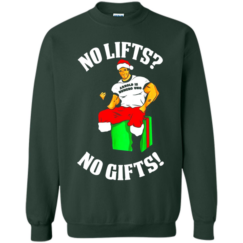Arnold Is Numero Uno No Lifts No Gifts Christmas PINGPONG