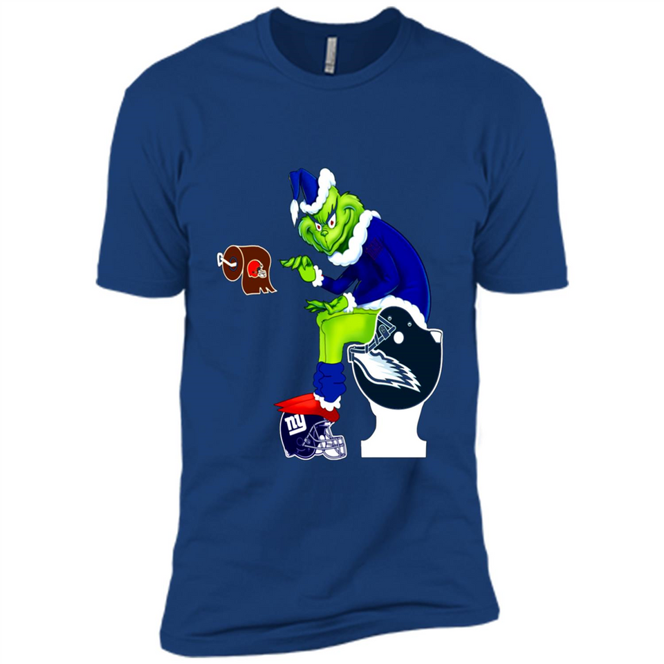 New York Giants Toilet Grinch Santa Claus Football Fan PINGPONG