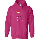 Rottweiler Santa Lights Christmas Dog Xmas Sweatshirt - Hoodie