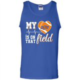 Oklahoma State Cowboys Football My Heart is on that Field - Tank Top