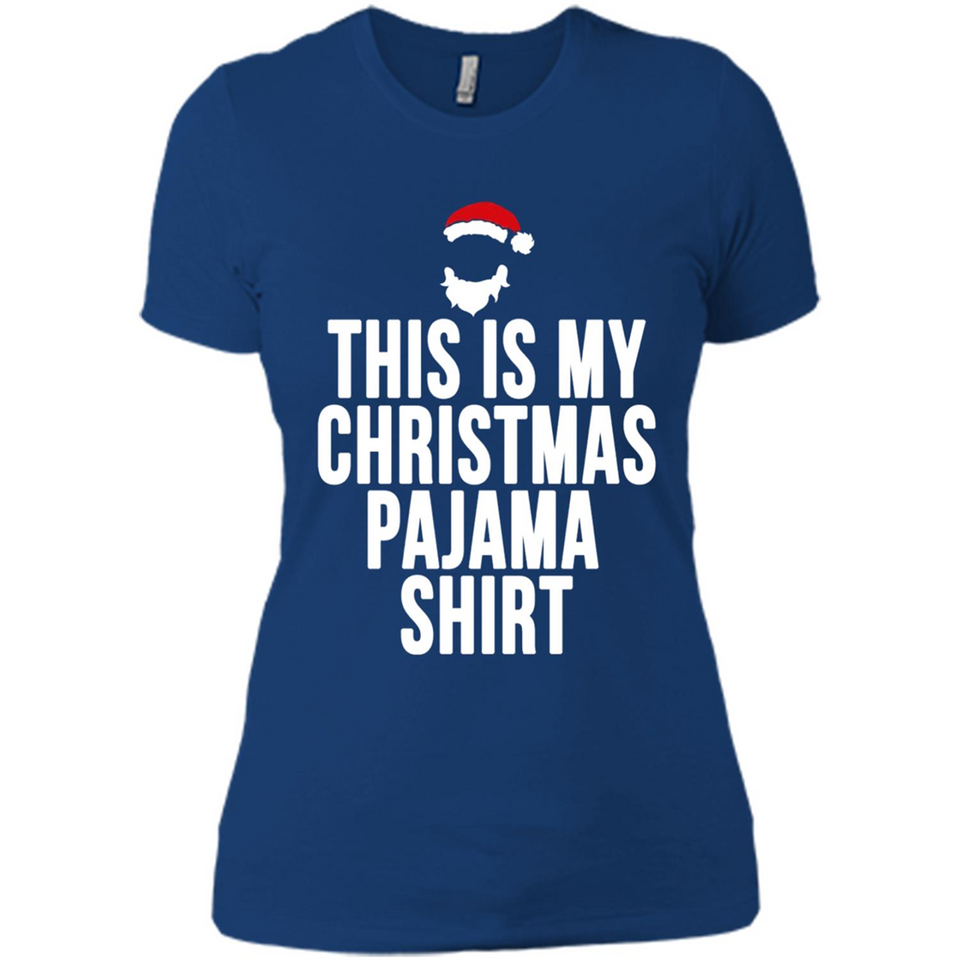 This is my pajama Tshirt Christmas - Ladies' Boyfriend T-Shirt