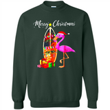 Flamingo Christmas Shirt, Merry Christmas Shirt , Flamingo - Sweatshirt