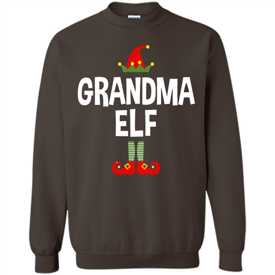 Grandma Elf Shirt -Family Matching Christmas Pajamas - Sweatshirt