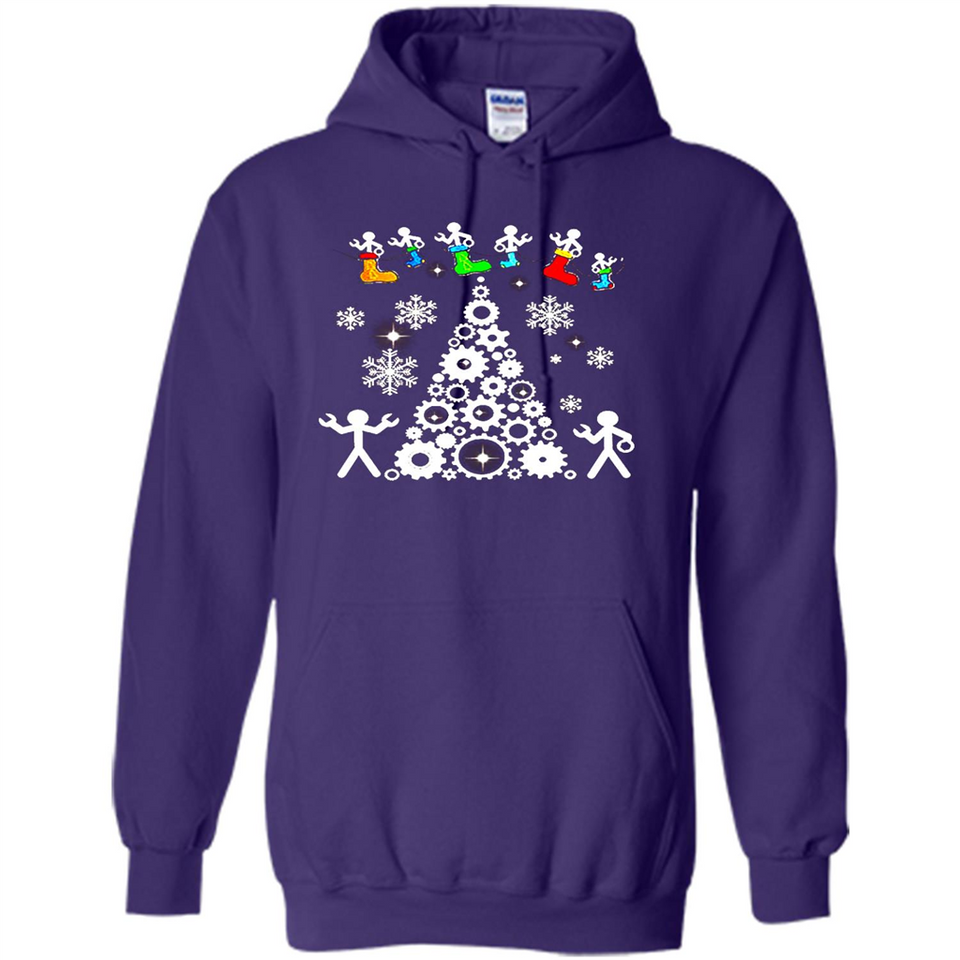 Funny Mechanics Ugly Christmas 2018 - Hoodie