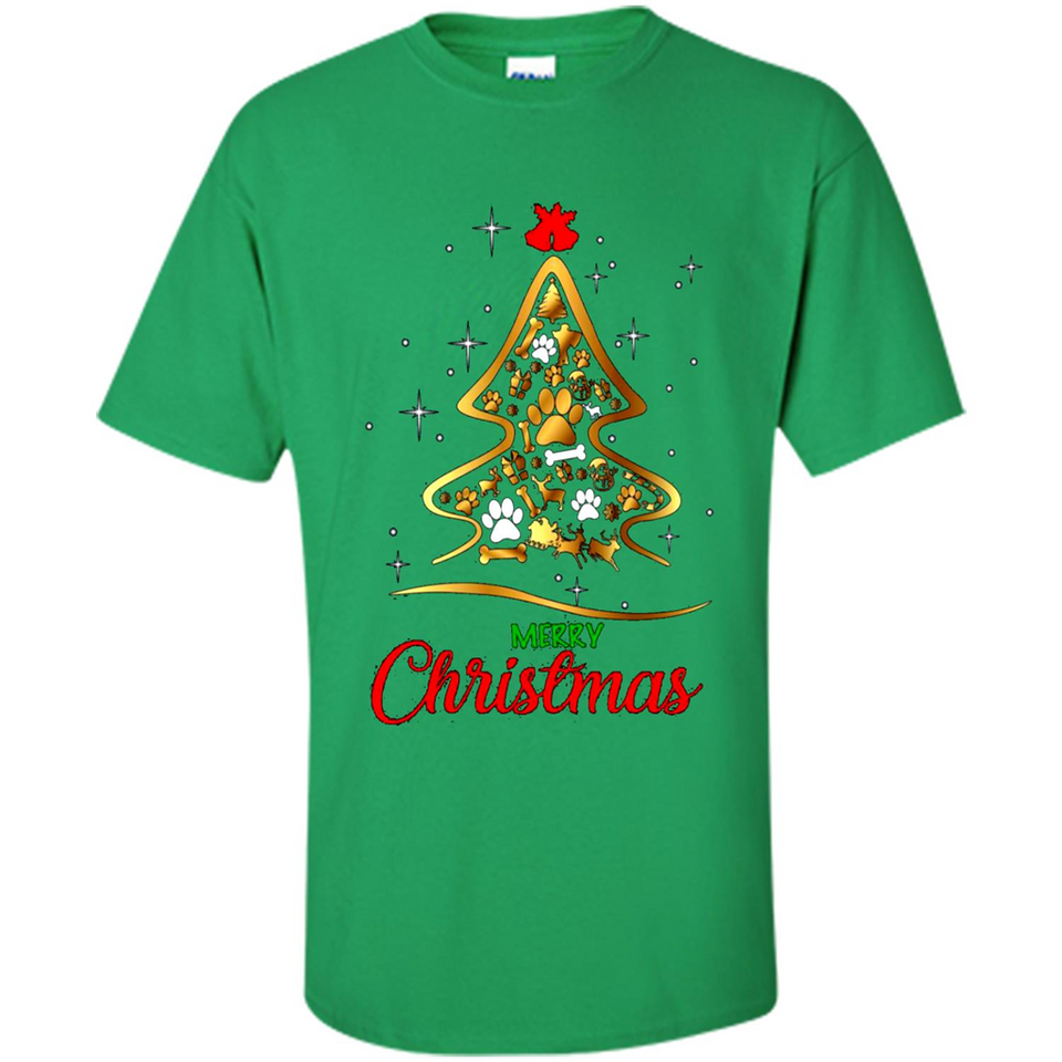 Merry Christmas Dogs Christmas Tree sweater PINGPONG