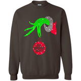 Grinch hand holding HomeDepot Glitter Christmas PING PONG