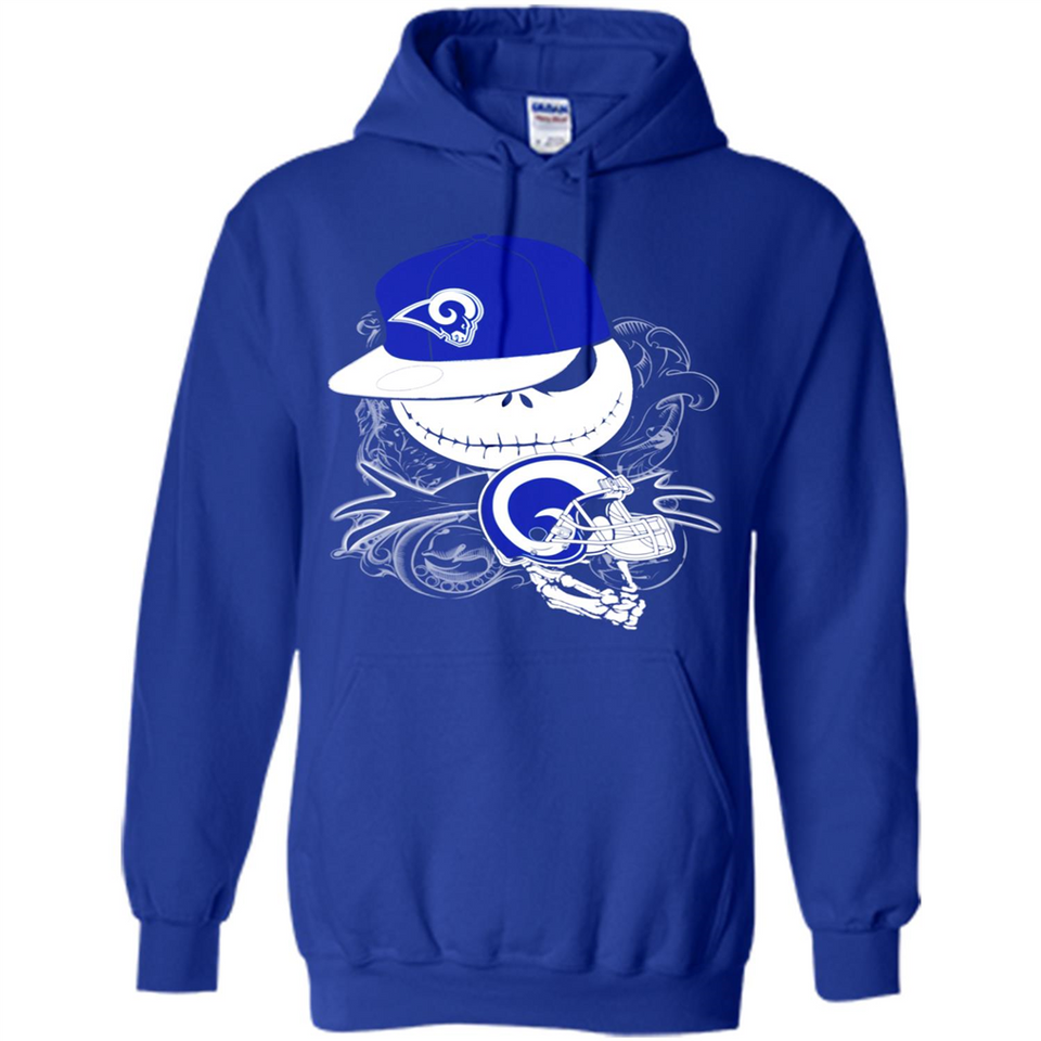 Jack Skellington The Nightmare Before Christmas-Rams Football - Hoodie