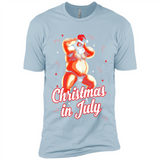 Christmas In July - Funny Dancing Santa - Premium Short Sleeve T-Shirt