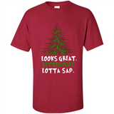 Looks Great Little Full Lotta Sap Funny Christmas Mug PINGPONG - Shirt