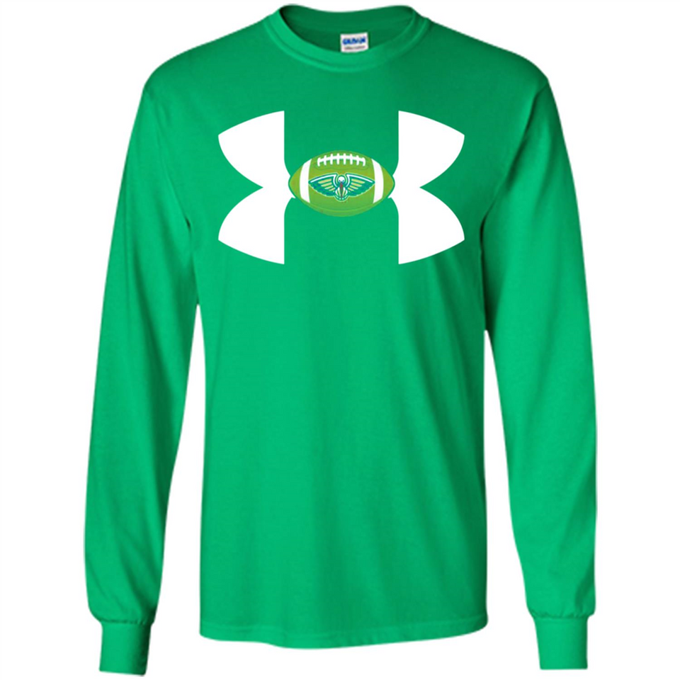 New Orleans Pelicans Under Armour Logo - Long Sleeve T-Shirt