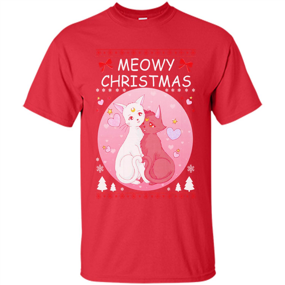 Sailor Moon Yin Yang Cat Love Ugly Christmas Sweater - Shirt