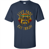 Live fast eat trash bear vintage camping PINGPONG