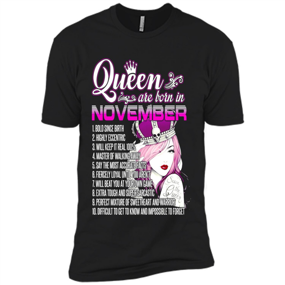Queens Are Born In November Vintage Birthday