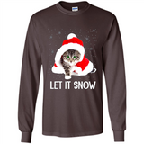 Let It Snow Cat Christmas sweater PINGPONG