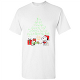Snoopy Merry Christmas with Christmas tree T-Shirt - Shirt
