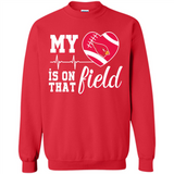 Arizona Cardinals Football My Heart is on that Field - Sweatshirt