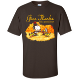 Snoopy Thanksgiving Give Thanks With A Grateful Heart - Shirt