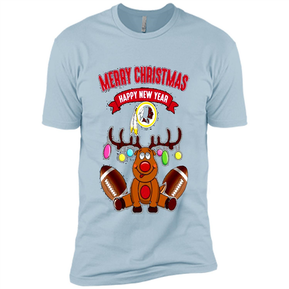 Washington Redskins NFL Reindeer Funny Merry Christmas And Happy New Year