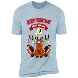 Washington Redskins NFL Reindeer Funny Merry Christmas And Happy New Year