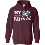 Philadelphia Eagles Football My Heart is on that Field - Hoodie