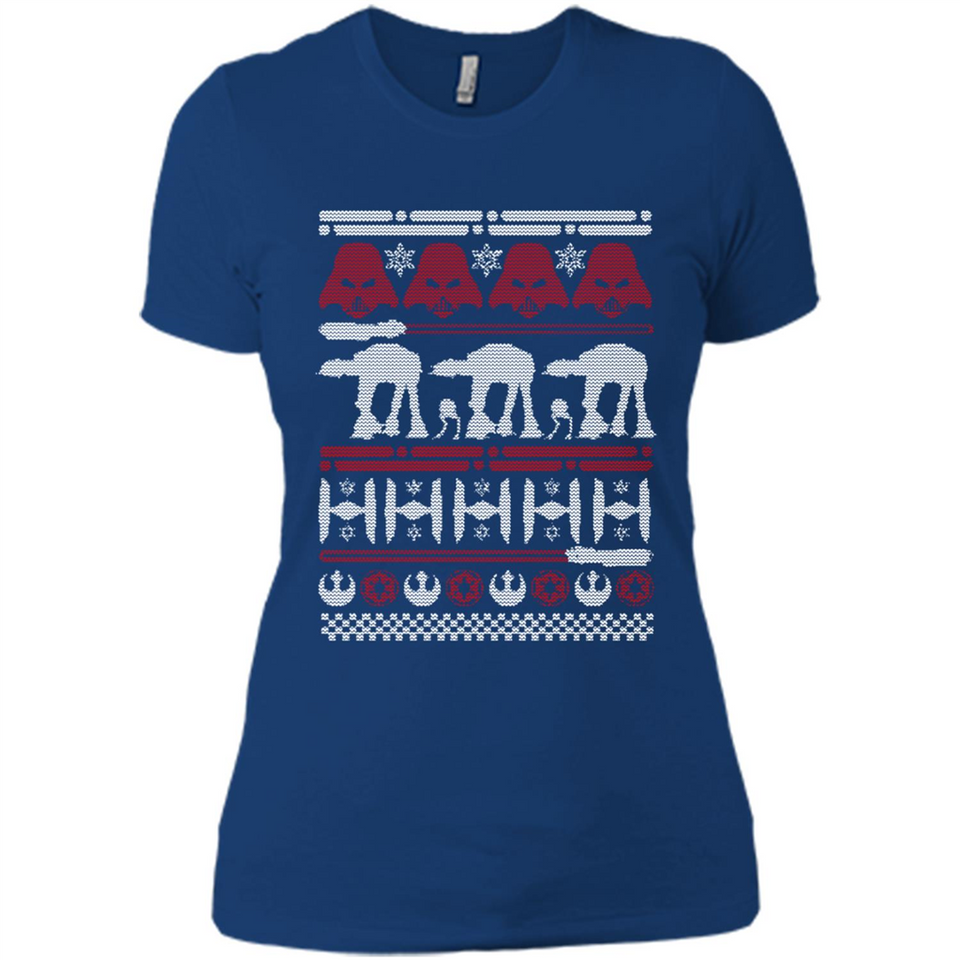 Star Wars - Christmas on Hoth - Ladies' Boyfriend T-Shirt