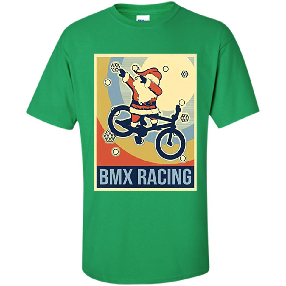 bmx racing dabbing Santa Christmas