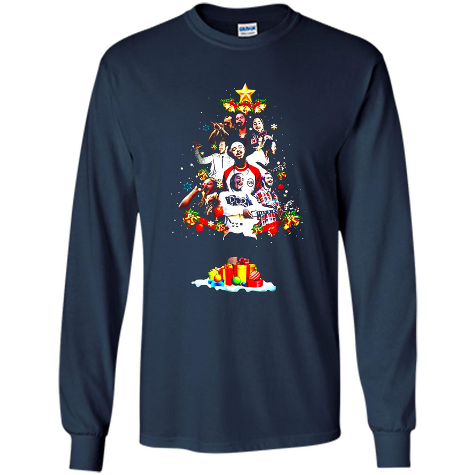 Christmas Post Noel Malone Tree shirt Gift For Christmas - Long Sleeve T-Shirt