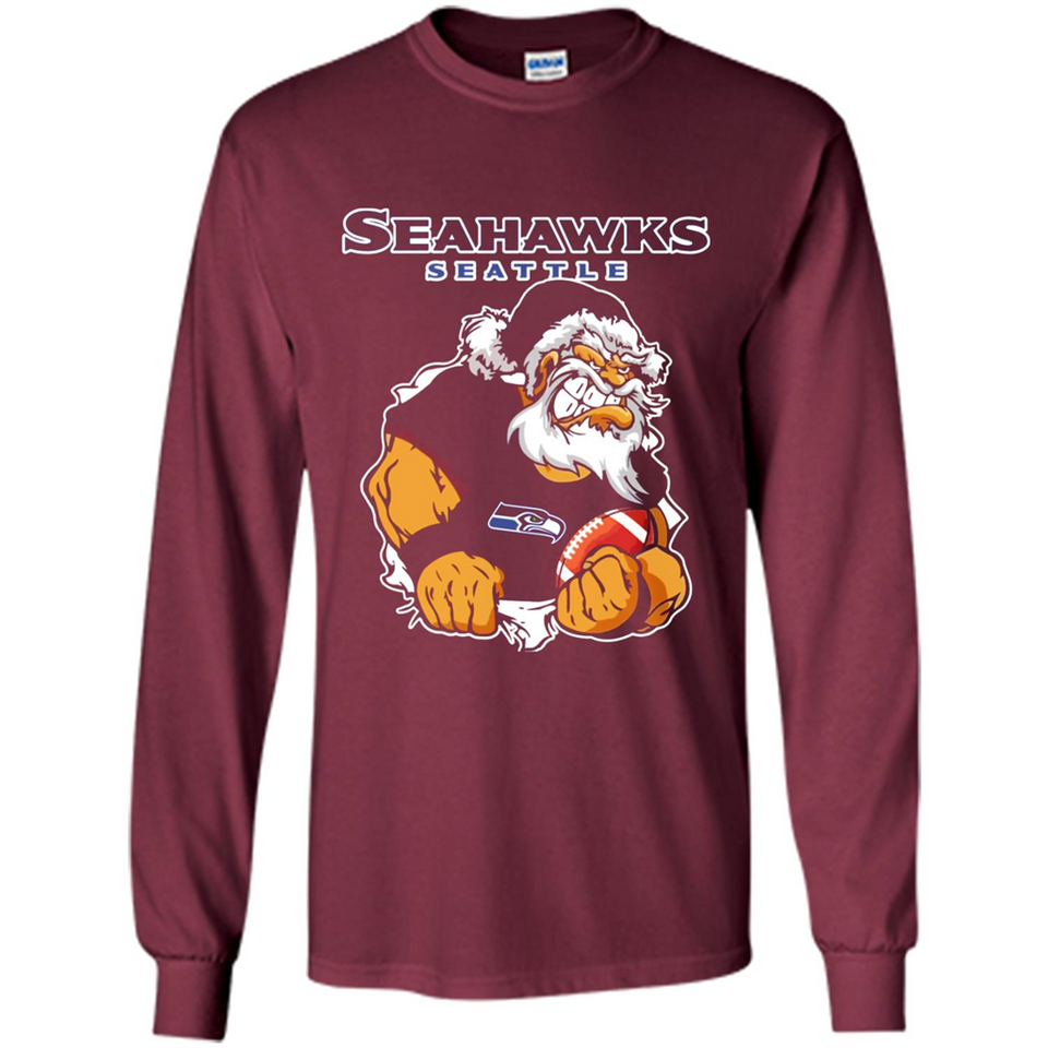 Grumpy Santa Claus Seahawks Seattle Football Team PINGPONG