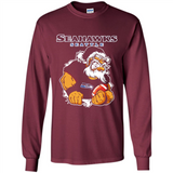 Grumpy Santa Claus Seahawks Seattle Football Team PINGPONG