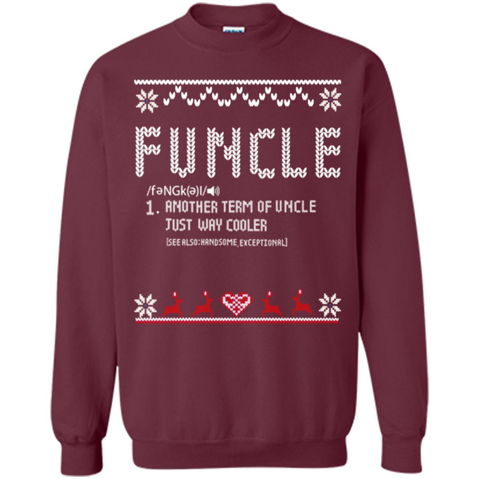 Mens Christmas Funcle Definition - Sweatshirt